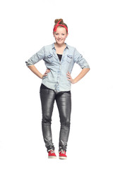 Caucasian young woman