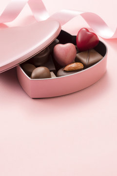 ハート型のチョコレートギフト