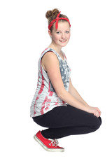 Caucasian young woman