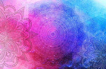 Printed roller blinds Mandala Mandala Background