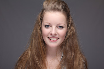 Naklejka premium Caucasian young woman