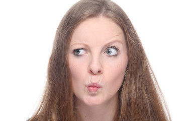 Naklejka premium Caucasian woman