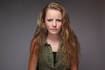 Naklejka premium Caucasian woman