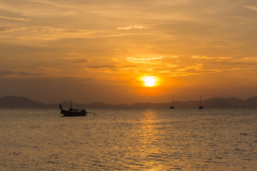 Boat and sunlight