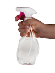 butelka z płynem do mycia szyb