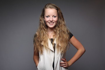 Naklejka premium Caucasian woman