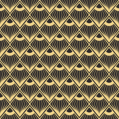 Abstract art deco seamless modern tiles pattern01