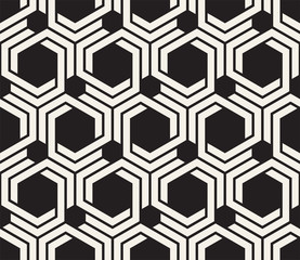 Vector seamless pattern. Modern stylish abstract texture. Repeating geometric tiles