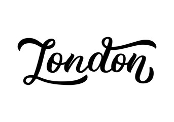 London - hand lettering