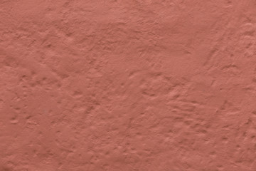 Wall with lumps painted red