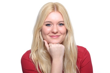 Naklejka premium Caucasian woman