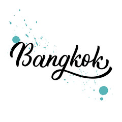 Bangkok hand lettering