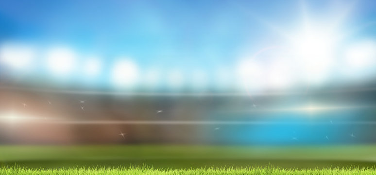 soccer football stadium 3d rendering background