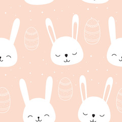 Happy easter. Vector seamless pattern