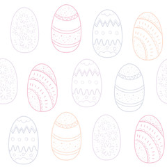 Happy easter. Vector seamless pattern