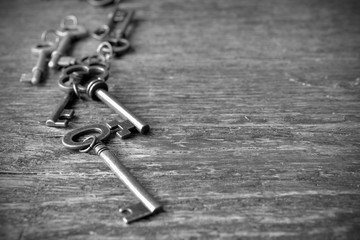 Antique Keys Background 