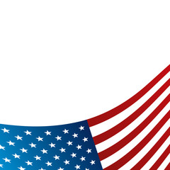 Fototapeta premium flag of united states independence national