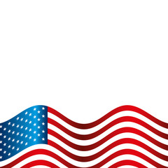 Obraz premium united states of america flag national symbol border