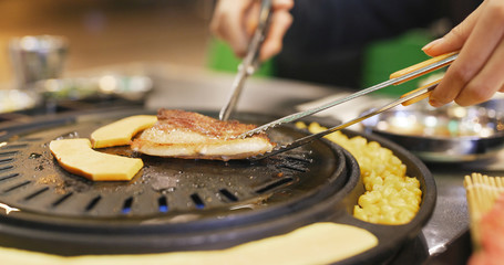 Traditional Korean barbecue