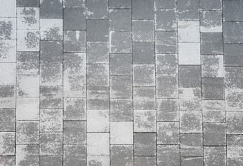 floor made of stone pavement