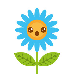 cute kawaii surprise flower decoration cartoon