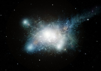 galaxy in a free space