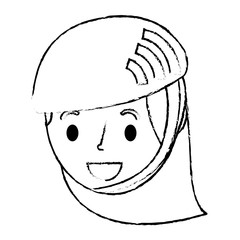 Obraz na płótnie Canvas cute young girl child with sport helmet