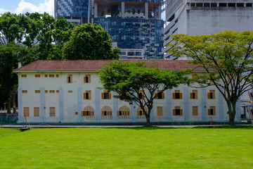 The white building on the Beach road, Singapore