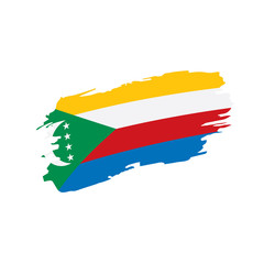 Comoros flag, vector illustration