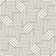 Vector seamless pattern. Modern stylish abstract texture. Repeating geometric..