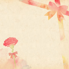 母の日水彩フレーム