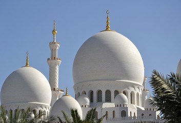 Fototapeta na wymiar Sheikh Zayed Grand Mosque - Abu Dhabi - Emirates Arabs Units