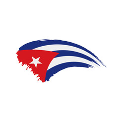 Cuba flag, vector illustration