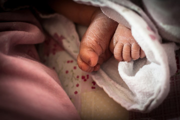 Newborn Baby Foot