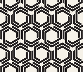 Vector seamless pattern. Modern stylish abstract texture. Repeating geometric tiles