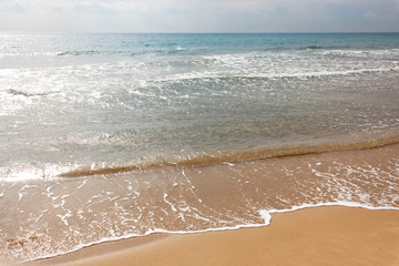 Beach sand in Sunny day