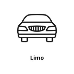 Obraz premium Limo Line Icon