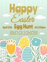 Easter poster template