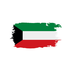 Kuwait flag, vector illustration