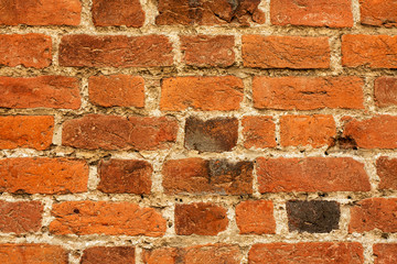 Textured brick wall grunge background