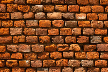 Textured brick wall grunge background