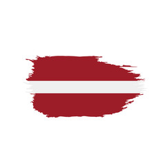 Latvia flag, vector illustration