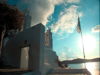 Greece Ios Agios Irini church