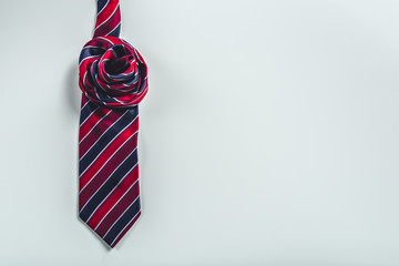 tie over white background