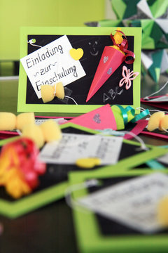 Schulanfang Einladung