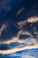 Obraz premium stormy clouds background 