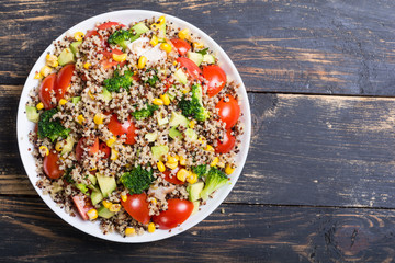 fresh quinoa salad