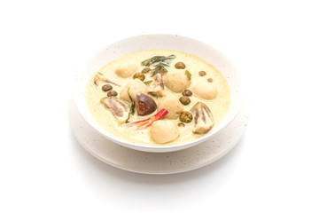 green curry with fish ball