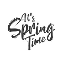 It's spring time hand Lettering