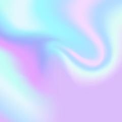 Holographic abstract background in pastel, neon color design.